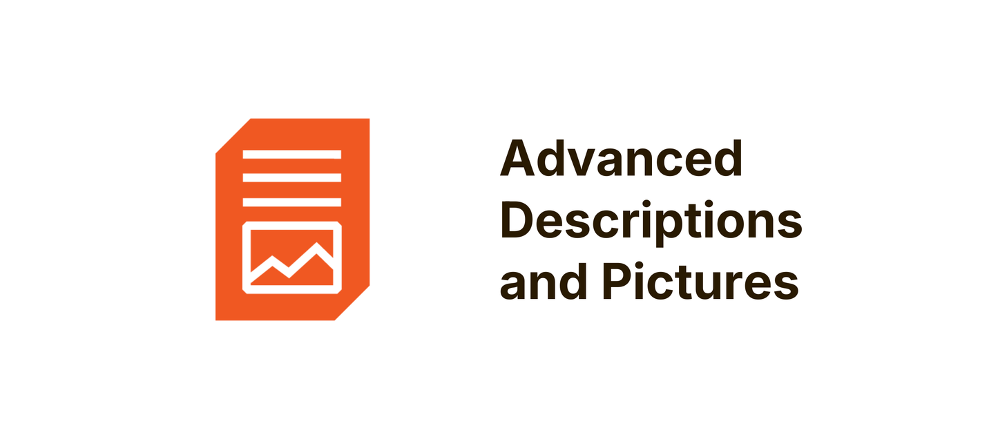 Advanced Descriptions and Pictures